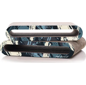 SET škrabadel pro kočky PLAY Colour (2ks) Hloubka škrabadla: 20 cm, Motiv: Splashy