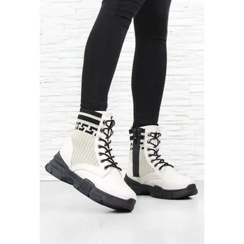 Dámská zimní obuv Desun Béžové kotníkové boty J42BE Velikost: 37