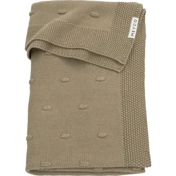 Dětská deka Deka do kočárku/kolébky 75x100 cm Meyco Knots Barva: Taupe