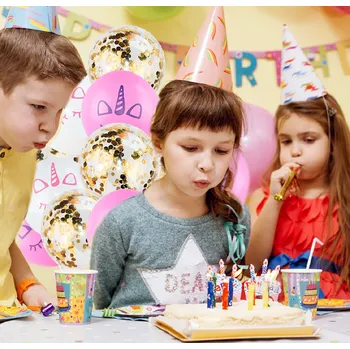 Balónek DAALO Nafukovací balónky - jednorožec 15 ks