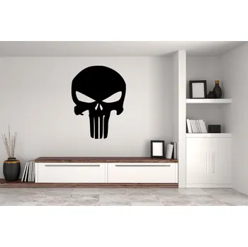 Samolepící dekorace Lepy.cz Samolepka na zeď Punisher Velikost (šířka x výška): 40x53cm, Barevná varianta: Nugátová hnědá