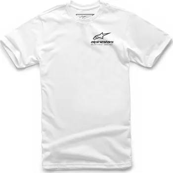 Pánské tričko Alpinestars Pánské bílé tričko CORPORATE TEE Alpinestars krátké 1213-72000 20 - S