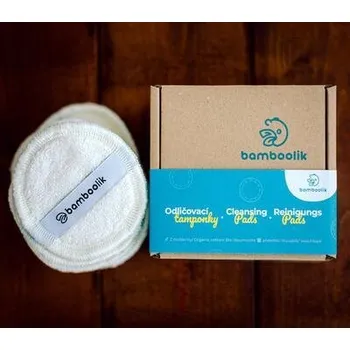 Odličovací ubrousek Bamboolik Luxusní pratelné odličovací tamponky z biobavlny GOTS
