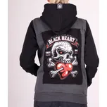 Dámská Mikina BLACK HEART LOVER HD Barva: Černá, Velikost: XL