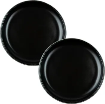Talíř Vaidava Set dezertních talířů Eclipse 16cm, 2ks, černý