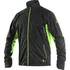 Pánská softshellová bunda CXS Jersey černá/zelená XXL
