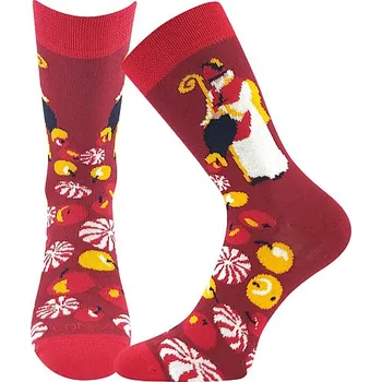 Pánské ponožky Vánoční ponožky Lonka Mikuláš Velikost Lonka: 14-16 (20-24)