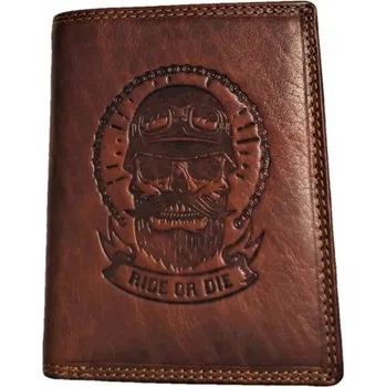 Peněženka Kožená peněženka výška - RIDE OR DIE