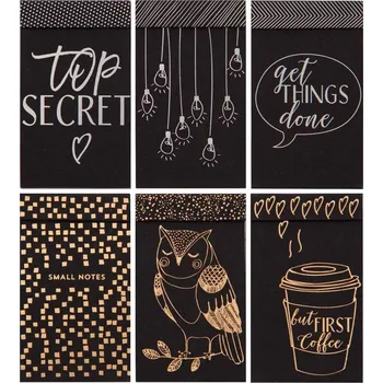 Blok Artebene Poznámkový blok 6,5x10cm black 6 druhů /cena za kus/