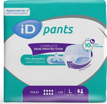 Inkontinenční kalhotky Ontex iD Pants Large Maxi L 10 ks