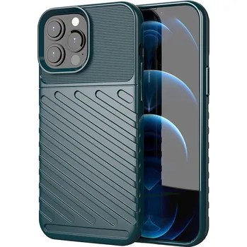 Pouzdro na mobilní telefon Pouzdro Thunder Case pro iPhone 13 PRO MAX (6,7") zelené
