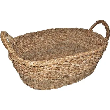 Úložný box Koš s uchy mořská tráva 39x29 cm