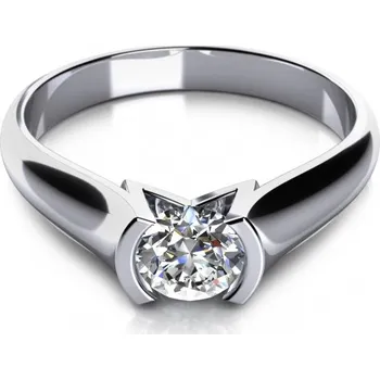 Prsten Couple, Nádherný zásnubní prsten Zaria v bílém zlatě, vel.: 54, ø17,2 mm, 6864125-0-54-1