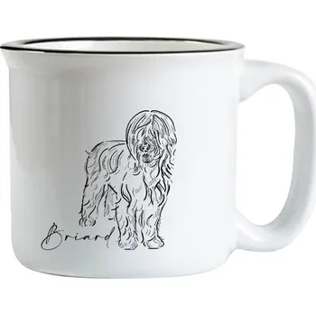 Pánské tričko Keramikáček s potiskem Briard