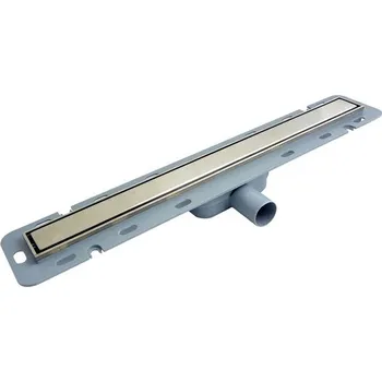 sprchový žlab EBS Set žlab odtokový 80 cm plastový, rošt nerez