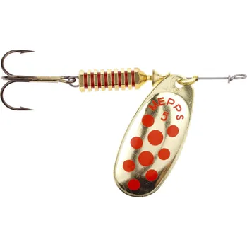 Umělá nástraha Rotační třpytka Mepps Comet Decore Vel.5 11g Zlatá/Červené tečky