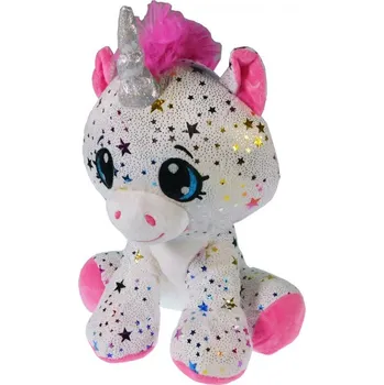 plyšák Mikro Trading Star Sparkle jednorožec 24 cm