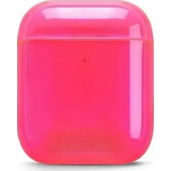 Neonový ochranný obal pro AirPods 1 / 2 - růžový