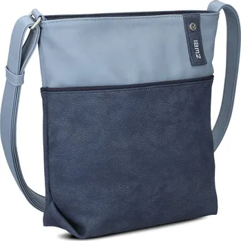 Kabelka Kabelka crossbody se dvěma popruhy Zwei J10 NBLU
