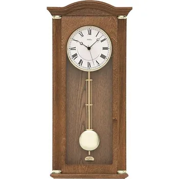 Hodiny Nástěnné kyvadlové hodiny 5014/4 AMS 64cm řízené rádiovým signálem DCF