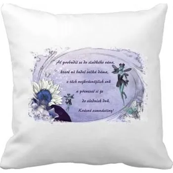 Povlak na dekorativní polštářek Pelisport Povlak s potiskem a přáním povlak včetně potisku