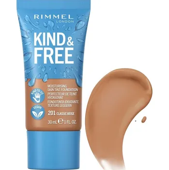 Přípravek na tvář Rimmel London Kind & Free hydratační make-up 201 Classic Beige 30 ml