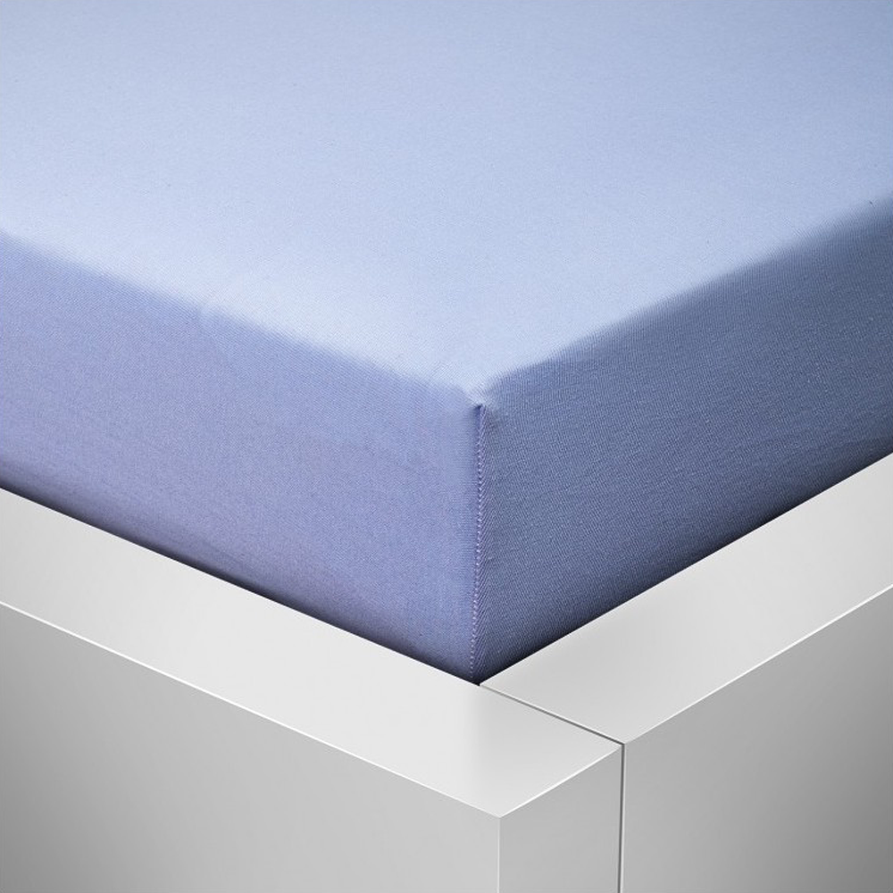 Jersey prostěradlo světle modré: 180x200cm