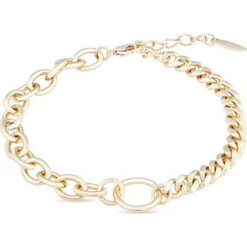 Náramek biju Pozlacený řetízkový náramek s kombinovaným designem 1937