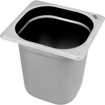 SVING Gastronádoba z nerezu GN1/6 - 200 mm, bez držadel, plná.