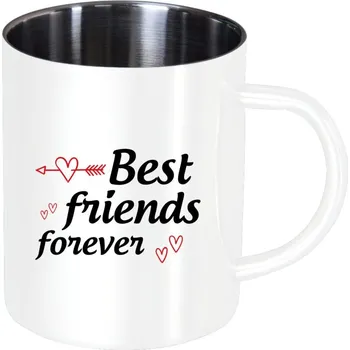 Nerezový hrnek Best friends forever #2
