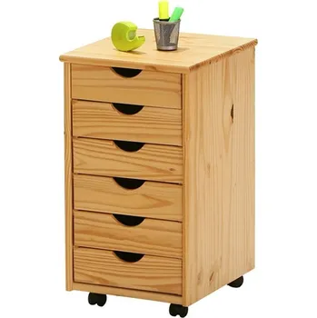 Zásuvkový kontejner Halmar Zásuvkový kontejner s kolečky Nils borovice