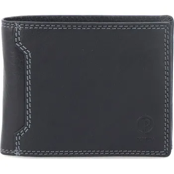 Peněženka Pánská kožená peněženka Poyem 5206 černá