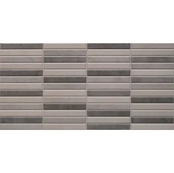 Obklad EBS Bondi dekor 25x50 tesela antracita