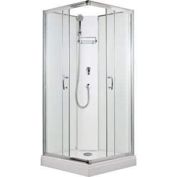 ARTTEC SMARAGD 90 x 90 cm - Sprchový box model 1 grape sklo 5 let záruka + stěrka na sklo zdarma