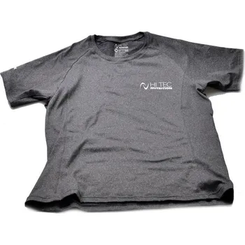 Pánské tričko HiTec Nutrition tričko Hitec activewear funkční šedé - velikost XXL