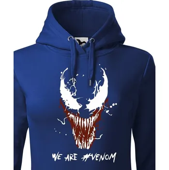 Dámská mikina Dámská mikina Venom od Marvel, Barva Modrá, Velikost XL, Canvas Dámská mikina Bezvatriko.cz 0073