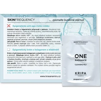 KRIPA Venezia Vzorek: Epigenetické anti-age čistící mléko 1,5 ml