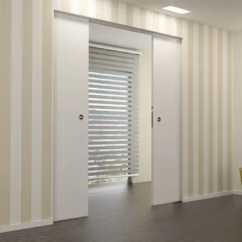 Stavební pouzdro Ermetika S.r.l. Stavební pouzdro SDK Ermetika Absolute Evokit bezobložkové dvoukřídlé 1200 mm 1970 mm SDK 100 mm