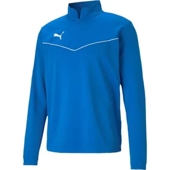 Pánské oblečení Mikina Puma teamRISE 1 4 Zip Top Jr 65739502 Velikost 176