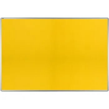 Kancelářský nábytek Textilní nástěnka ekoTAB žlutá 1200x1000 + doprava zdarma
