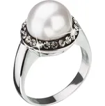 Prsten se Swarovski Elements perla 35021.3 Black Diamond 52