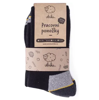 pracovní ponožka Vlnka Pracovní ponožky merino 2 páry
