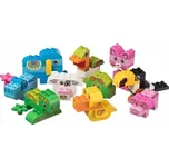 L-W Toys Junior kostky zvířata 100 dílků