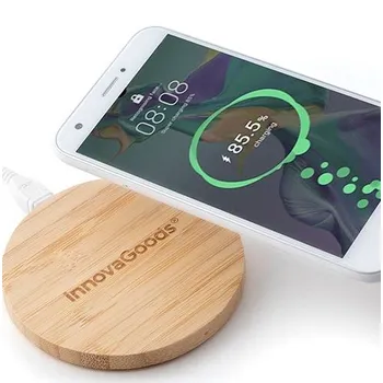 Recenze InnovaGoods Bambusová bezdrátová nabíječka 
