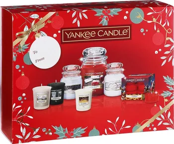 Svíčka Yankee Candle Contdown to Christmas velká vánoční dárková sada
