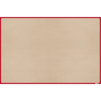 Textilní nástěnka boardOK s červeným rámem 1800x1200 + doprava zdarma