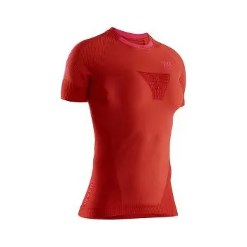 Dámské tričko X-Bionic Regulator Run Speed Shirt SH SL Women Sunset Orange/Neon Flamingo oranžová L