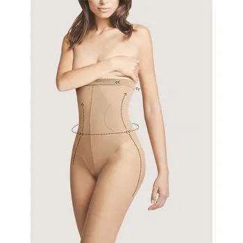 Dámské punčochy Dámské punčochové kalhoty Fiore M5218 High Waist Bikini 20 den 2-4 Barva: černá, Velikost: 2-S