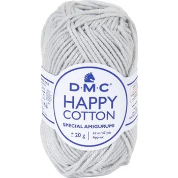 Příze Příze HAPPY COTTON 20g, světle šedá - odstín 757