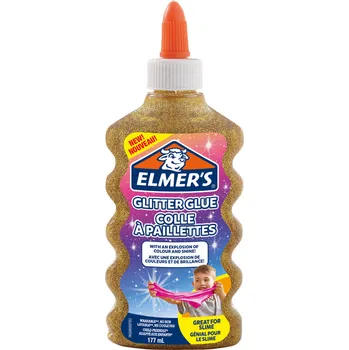 Kancelářské lepidlo Elmer's Glitter Glue zlaté 177 ml